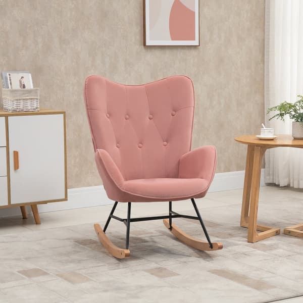Gungstol, 84x70x96 cm, Rosa