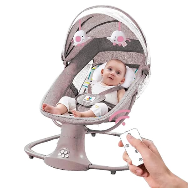 Baby Electric Rocking Chair, Sikker og Komfortabel, Multifunktionelle Funktioner,HR002