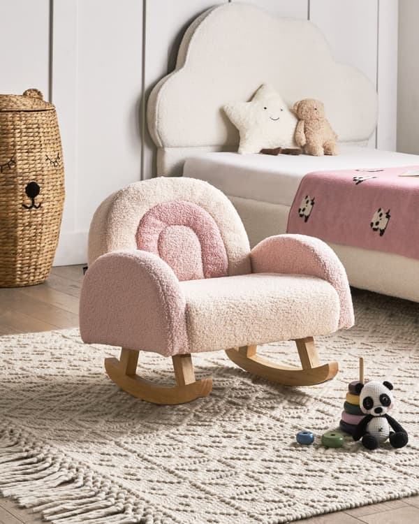 Barnas Gyngestol Rosa Boucle Bamse Barnas Gyngestol For Barnerom Gyngestol Liten
