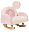 Miniatyrbilde 1 av 10: Barnas Gyngestol Rosa Boucle Bamse Barnas Gyngestol For Barnerom Gyngestol Liten
