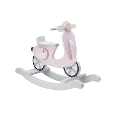 Kids Concept, Gungvespa, Rosa/Vit