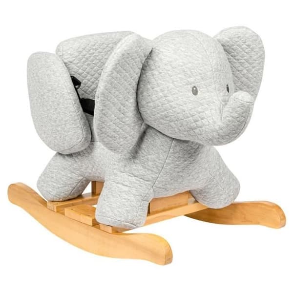NATTOU - Tembo jacquard elefantrocker - 64 x 34 cm - 10 till 36 månader - 100% bomull - Grå