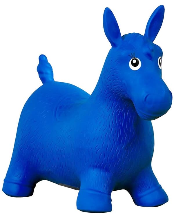 Hopphäst Blå