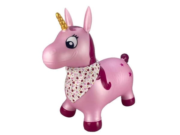 Hop n Bounce Hoppdjur Luna Enhörning