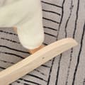 Pikkukuva 5 / 5: Rootz Children's Rocking Horse - Baby Rocking Animal Horse with Animal - Sounds Toy  -Handles for 18-36 Months - Plush - White + Pink - 70 x 28 x 57 c