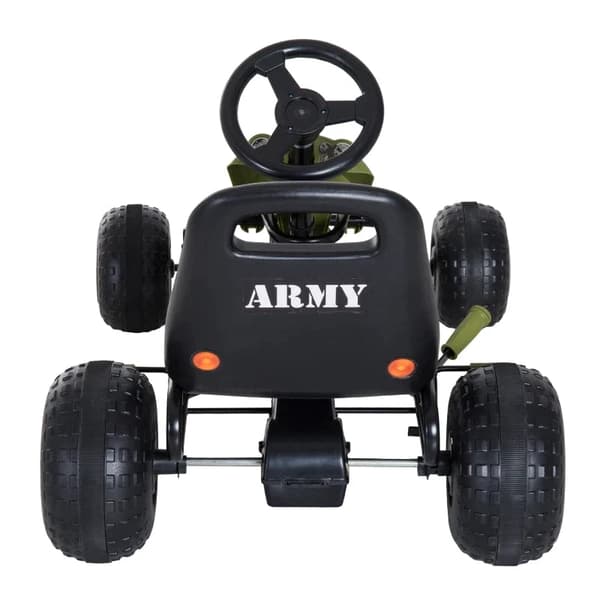 Rootz Go Kart - Pedal Go Kart - Kids Go Kart - Pedal Vehicle - Pedal Vehicle - Pedal Car - Green - 99 x 65 x 56cm