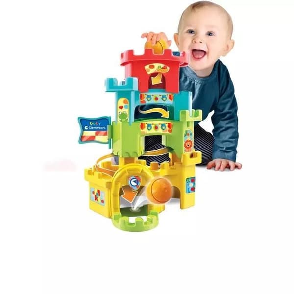 Castle Pyramid Ball Tower - CLEMENTONI - Återvunnen plastleksak - För barn från 10 månader