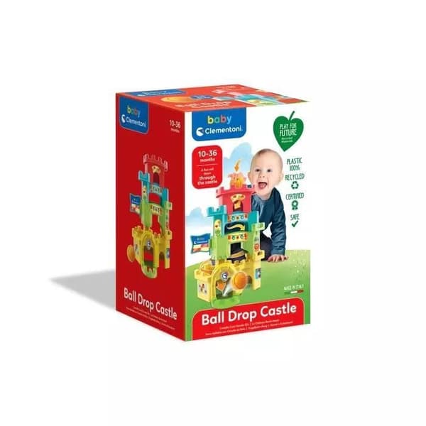 Castle Pyramid Ball Tower - CLEMENTONI - Återvunnen plastleksak - För barn från 10 månader
