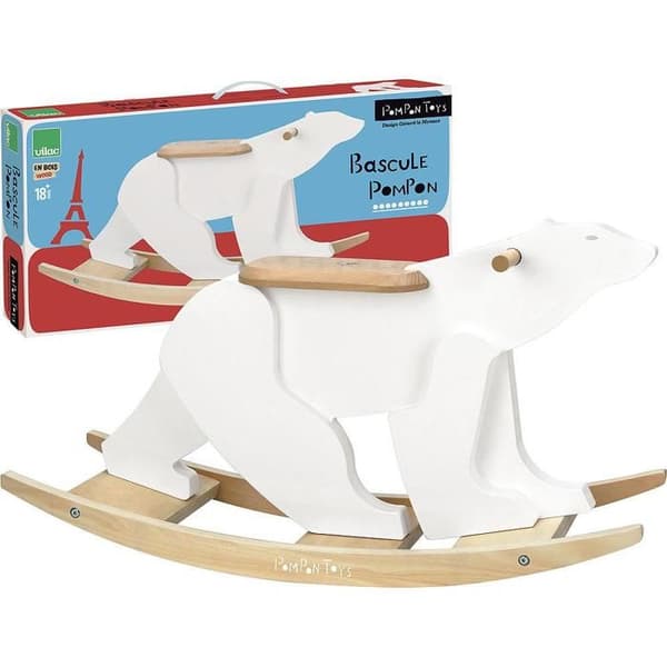 Vilac - Pompom Bear Rocker