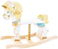 Miniatyrbild 2 av 4: Le Toy Van trä gungande enhörning - Unik färg - För barn från 12 månader