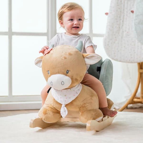 NATTOU - Cow rocker Mila beige