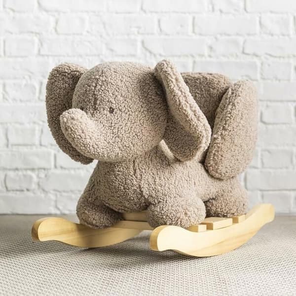 Nattou - Rocking Teddy the elephant taupe