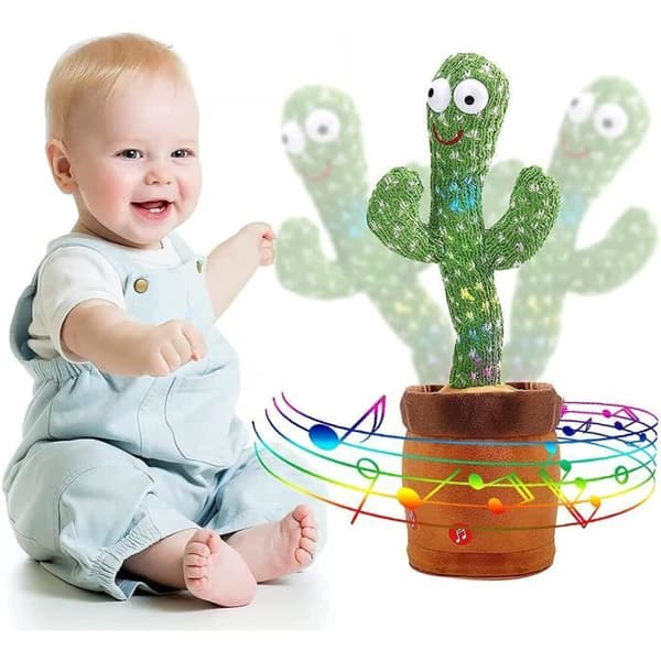 Dancing Cactus , Talking Cactus , Repeating Cactus med inspelnings- och uppspelningsfunktion, barndagspresent