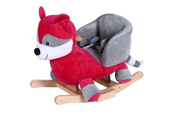 Gungleksak Knorrtoys - 40621 - .COM- Raccoon Swing, , Mörkröd