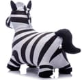 Miniatyrbild 4 av 7: Zebra plysch studsdjur (från 18M)