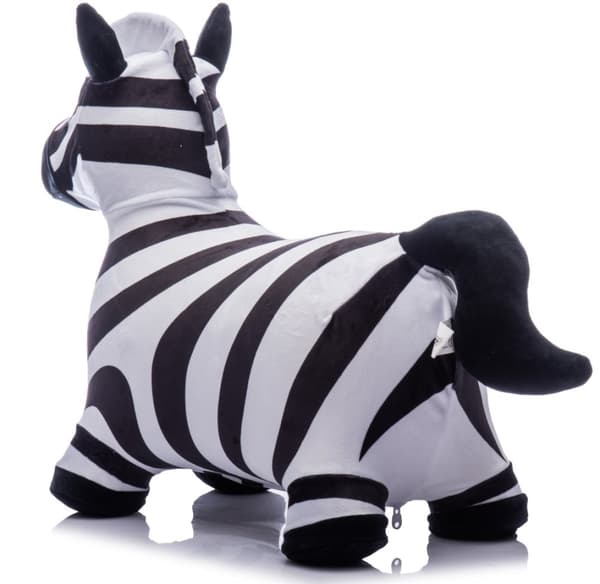 Zebra plysch studsdjur (från 18M)