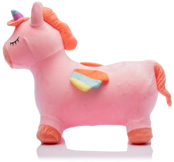 Enhörning Plysch Studsdjur, Pink (från 18M)