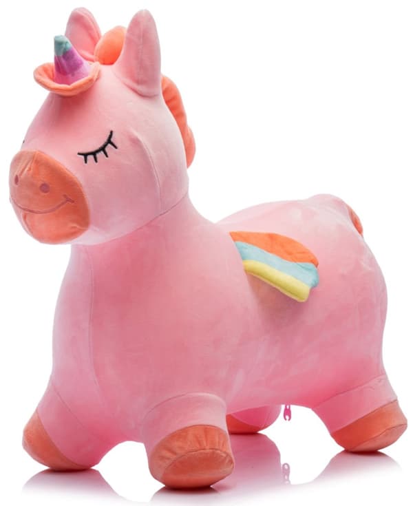 Enhörning Plysch Studsdjur, Pink (från 18M)