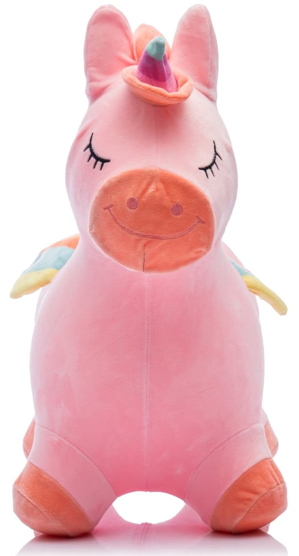 Enhörning Plysch Studsdjur, Pink (från 18M)