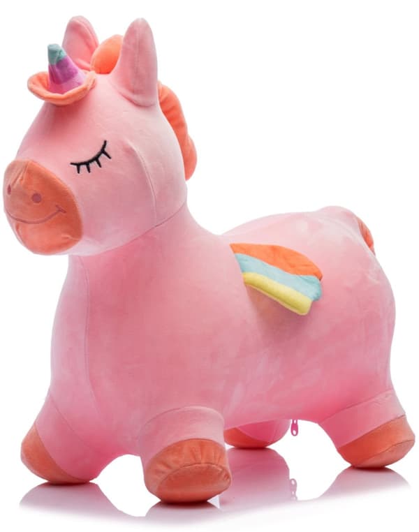 Enhörning Plysch Studsdjur, Pink (från 18M)