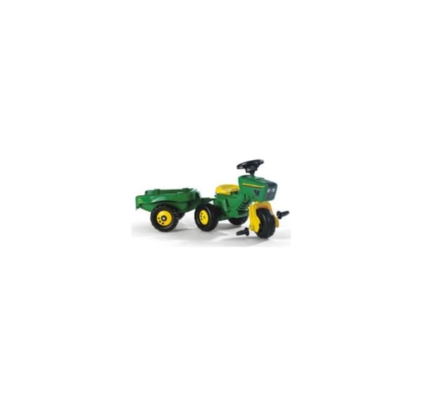 Pedaltraktor John Deere Rollytrac med trailer