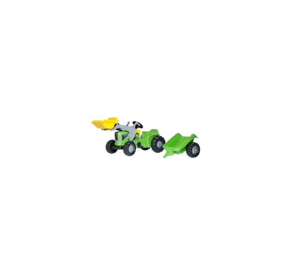 RollyKiddy Futura traktor med vogn+spand