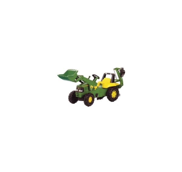 Pedaltraktor John Deere med skopa och lastare