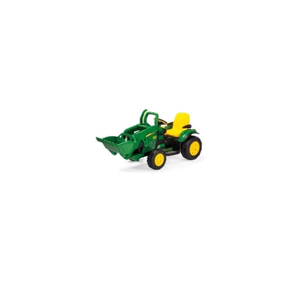 El-traktor til børn John Deere med læsser 12V