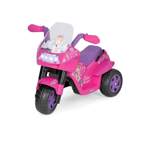 El-motorcykel til børn Little Singer 6V