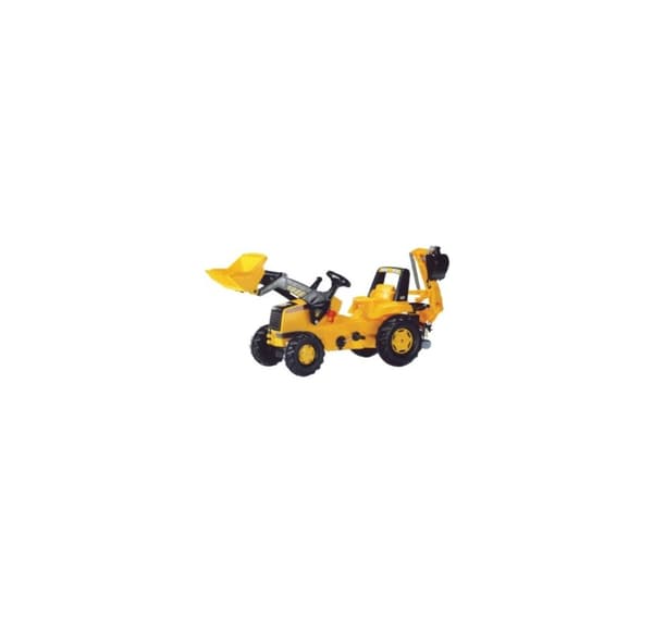 Pedaltraktor med Cat rendegraver og skovl