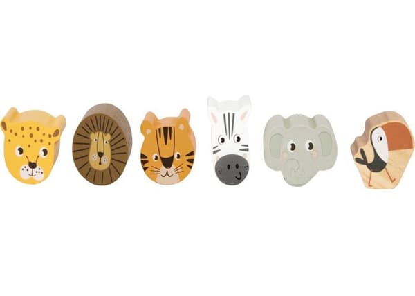 Noahs Ark Balansgunga - Small Foot - Safari - 12 stycken - Från 3 år - Trä