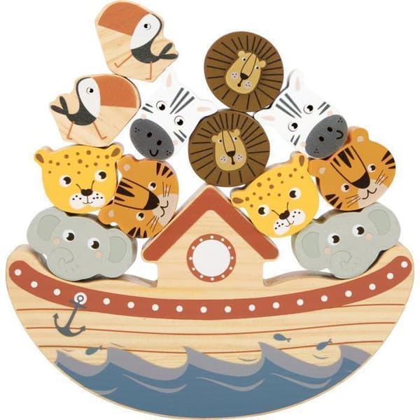 Noahs Ark Balansgunga - Small Foot - Safari - 12 stycken - Från 3 år - Trä