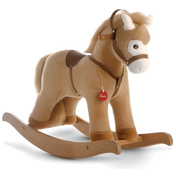 Trudi Baby baby gunghäst - TRUDI varumärke - Beige färg - Mått 76 x 34 x 62 cm