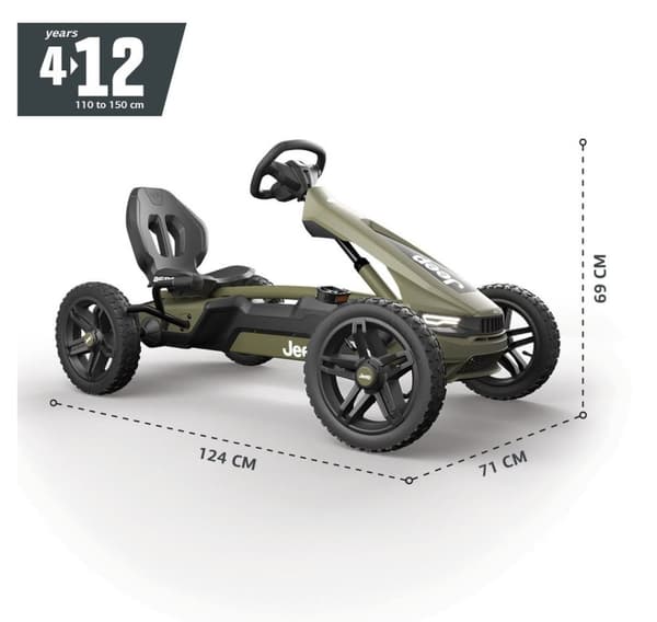 Pedal kart Berg Rally Cherokee