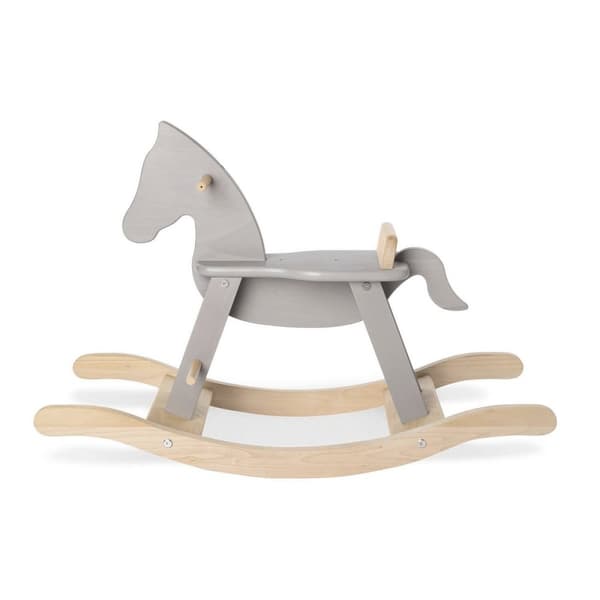 Rootz keinuhevonen Pinolino - Puinen rokkari - Lasten kyyti - Massiivipyökkipuu - 86cm x 31cm x 58cm