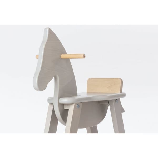 Rootz keinuhevonen Pinolino - Puinen rokkari - Lasten kyyti - Massiivipyökkipuu - 86cm x 31cm x 58cm