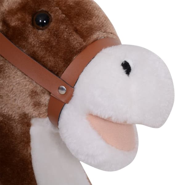 Rootz Rocking Horse - Western Horse - Saddle Plush Lelu - Optimaalinen mukavuus - 74 cm x 33cm x 62 cm