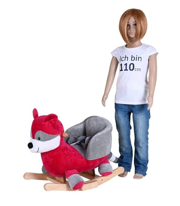 Gungleksak Knorrtoys - 40621 - .COM- Raccoon Swing, , Mörkröd