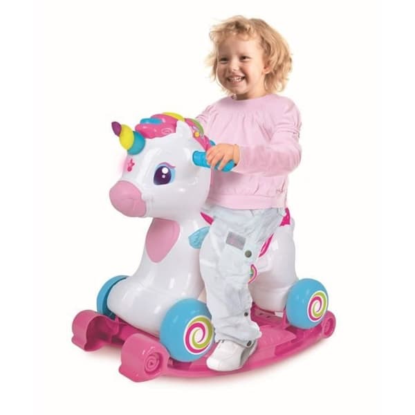 Rocking Unicorn och Carrier Zoe My Favorite Unicorn från Baby Clementoni