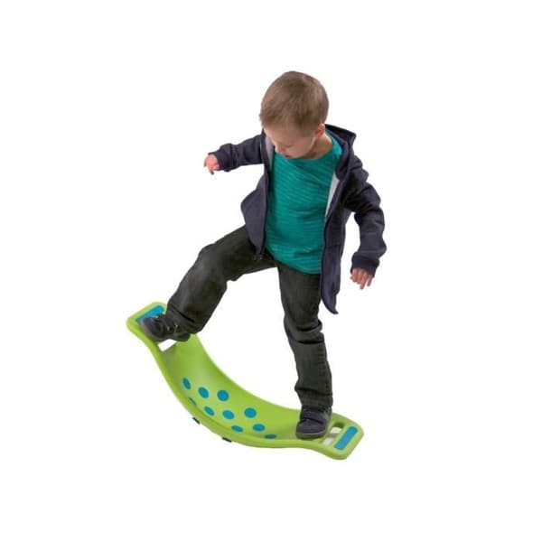 Teeter Popper Balance Board med sugkoppar - Fat Brain Toys - Grön - För barn i åldrarna 2 till 12