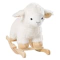 Miniatyrbild 1 av 5: ROBA Lamb Rocker i trä och mjuk plysch med handtag - Hjälper till att bemästra balansen - från 18 månader - Vit
