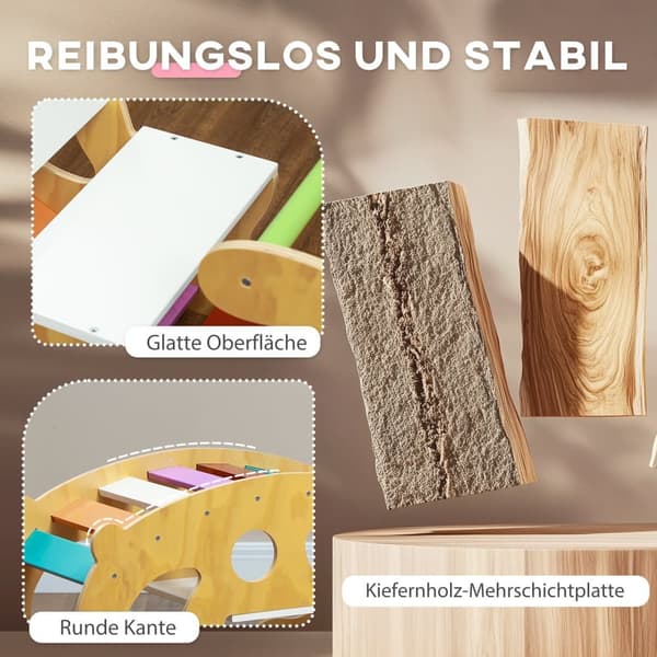 Klätterställning Set, 91x41x48 cm, Flerfärgad