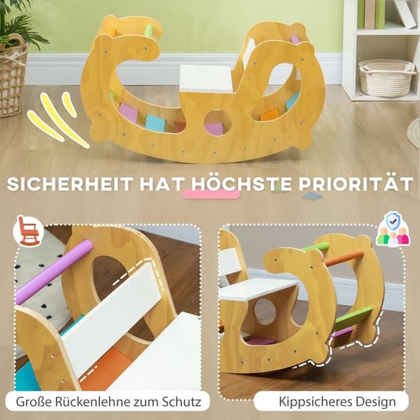 Klätterställning Set, 91x41x48 cm, Flerfärgad