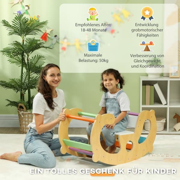 Klätterställning Set, 91x41x48 cm, Flerfärgad