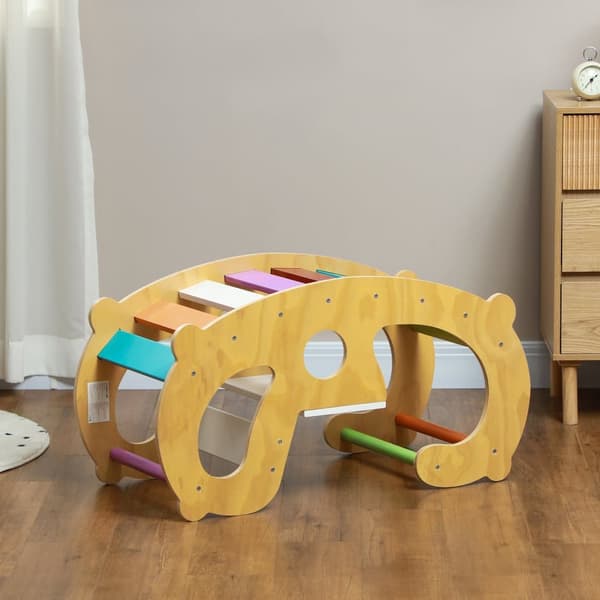 Klätterställning Set, 91x41x48 cm, Flerfärgad