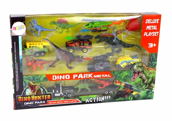 Helicopter Dinosaurs Vehicle Set 8 Colorful Pcs