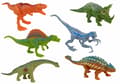 Miniatyrbild 3 av 4: Set of Dinosaur Figurines 12 pieces Colorful