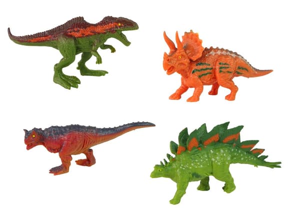 Vehicle with a Dinosaur Theme Trailer 4 Dinosaur Pieces
