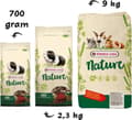 Miniatyrbillede 6 af 7: VERSELE LAGA Nature Cavia - Marsvinefoder - 2,3 kg