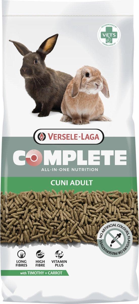 VERSELELAGA KANINFODER VUXEN 8 KG